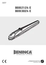 Preview for 1 page of Beninca BOB2124 E Manual