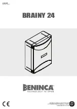 Preview for 1 page of Beninca BRAINY 24 Manual