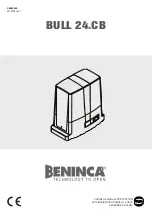 Beninca BULL 24.CB Quick Start Manual preview