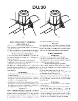 Preview for 8 page of Beninca DU.30 Operating Instructions And Spare Parts Catalogue