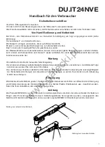 Preview for 19 page of Beninca DU.IT24NVE Operating Instructions And Spare Parts Catalogue