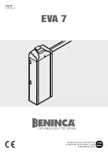 Beninca EVA.7 Manual preview