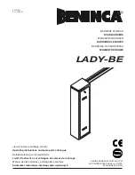 Preview for 1 page of Beninca LADY-BE Operating Instructions And Spare Parts Catalogue