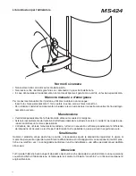 Preview for 18 page of Beninca MS424 Operating Instructions And Spare Parts Catalogue