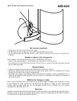 Preview for 22 page of Beninca MS424 Operating Instructions And Spare Parts Catalogue