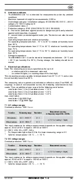 Preview for 24 page of Benning CM 1-4 Operating Manual