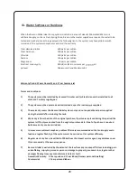 Preview for 30 page of BENSON BENDX ACHW 34 Operation Manual