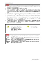 Preview for 5 page of BENSON ULTRA 025(EC) Installation, Service And User Instructions Manual