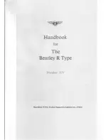 Bentley R Type Handbook preview