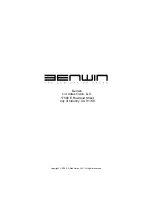 Preview for 7 page of Benwin ECCO USB-D 2.0 User Manual