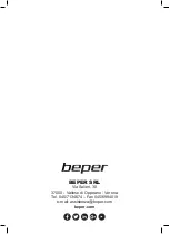 Preview for 32 page of Beper BP.551 Use Instructions