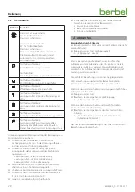 Preview for 20 page of Berbel BKH 110 GL-2 Operating And Installation Instructions