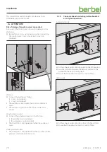 Preview for 20 page of Berbel Moveline BTH 100 ML Operating And Installation Instructions