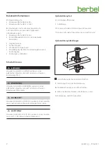 Preview for 2 page of Berbel Skyline Edge BDL 115 SKE-I Installation Instructions Manual