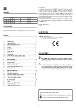 Preview for 2 page of Beretta 20084765 Installer And User Manual