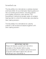 Preview for 4 page of Bernafon Soundclip-A Instructions For Use Manual