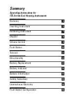 Preview for 3 page of Bernafon Win 202 Instructions For Use & Warranty