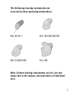 Preview for 5 page of Bernafon Win 202 Instructions For Use & Warranty