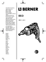 Berner 040745 Original Instructions Manual preview