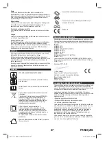 Preview for 27 page of Berner 340654 Original Instructions Manual