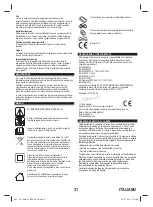 Preview for 31 page of Berner 340654 Original Instructions Manual