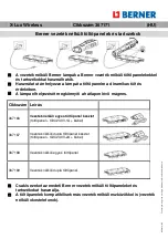 Preview for 89 page of Berner 367171 Instruction Manual