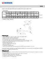 Preview for 8 page of Berner 371313 Instruction Manual