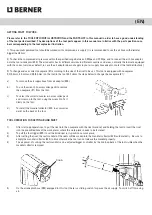 Preview for 10 page of Berner 414401 Instruction Manual