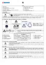 Preview for 26 page of Berner 91103 User And Maintenance Manual