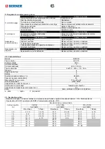 Preview for 64 page of Berner 91103 User And Maintenance Manual