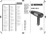 Preview for 2 page of Berner BHAB 2300 E Operating Instructions Manual