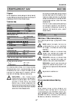 Preview for 48 page of Berner BSS1000 Instruction Manual/Safety Instructions