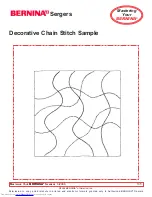 Preview for 135 page of Bernina Serger Owner'S Workbook