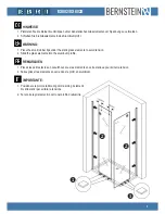 Preview for 5 page of BERNSTEIN EX802 Assembly Instructions Manual