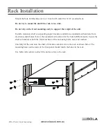 Preview for 9 page of Best Power SOLA UPS 620 Rackmount 1000 VA User Manual