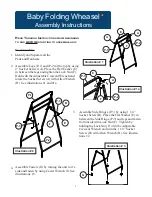 Preview for 3 page of Best-Rite Baby Folding Wheasel 784 Assembly Instructions