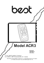 Best ACR3 Quick Start Manual preview