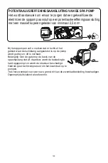 Preview for 17 page of Bestway Lay-Z-Spa Hawaii HydroJet Pro Manual