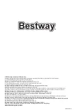 Preview for 8 page of Bestway P3142 Owner'S Manual