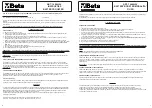 Preview for 3 page of Beta 1498A/24 Instructions For Use Manual