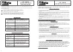 Preview for 10 page of Beta 1498A/24 Instructions For Use Manual