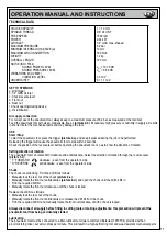 Preview for 11 page of Beta 1932B10 Operation Manual And Instructions