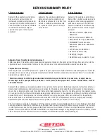 Preview for 36 page of BETCO Optima QT E12317-00 Operator'S Manual