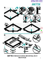 Preview for 5 page of BETTE BETTEFLOOR Installation Manual