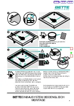 Preview for 9 page of BETTE BETTEFLOOR Installation Manual