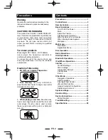 Preview for 3 page of Better BT5100 Operating Instruction