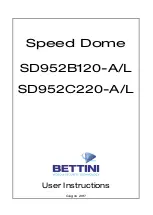 bettini SD952B120-A/L User Instructions preview