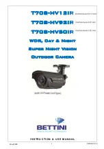 Preview for 1 page of bettini T70S-HV12IR Instruction & Use Manual