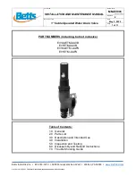 Betts EV1ETM-AAFS Installation And Maintenance Manual preview