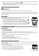 Preview for 27 page of Beurer Barbers Corner HR 7000 Instructions For Use Manual